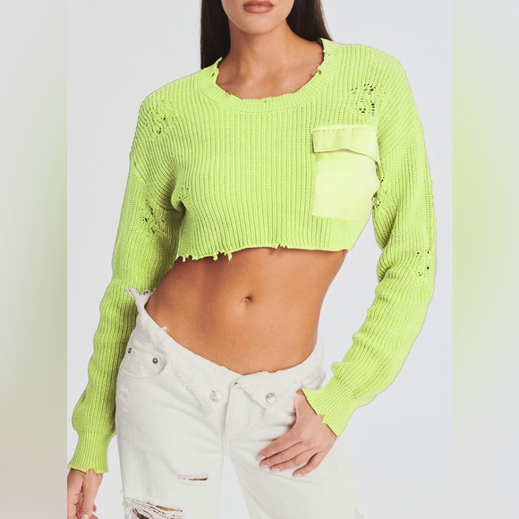 SER.O.YA ROPPED DEVIN SWEATER - Picture 2 of 12